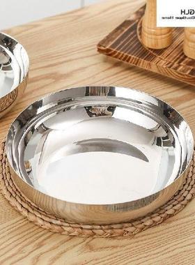 04 Stainless Steel Salad Bowl Salad Plate Kitchen Large