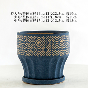 简约蝴蝶兰大花盆套盆轻奢兰花花盆文心兰花瓶兰花盘专用陶瓷花盆