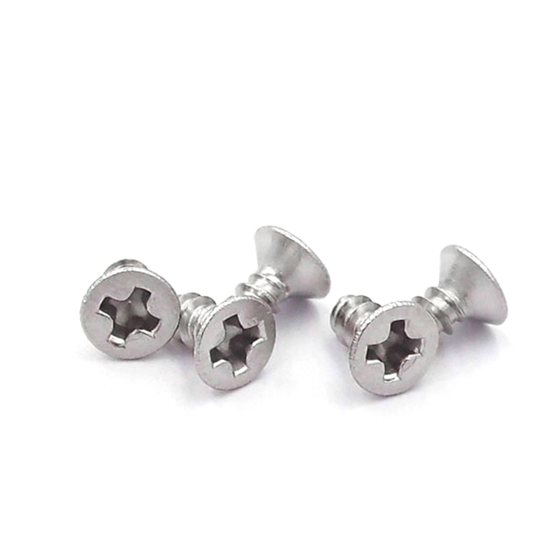 。黑色沉头平尾自攻小螺丝KB加硬镀镍十字平头螺丝钉M1M1.2M1.4-3