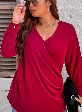 Plus Size Women Clothing 2022 Autumn Winter Loose Fit Long S