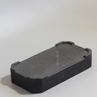 乌金石花盆吴定石菖蒲苔藓黑石头盆景盆新中式简约桌面微景观小盆