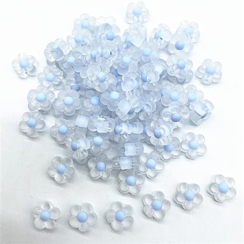 新品30pcs 12mm Matting Acrylic Sunflowers Beads Loose Spacer