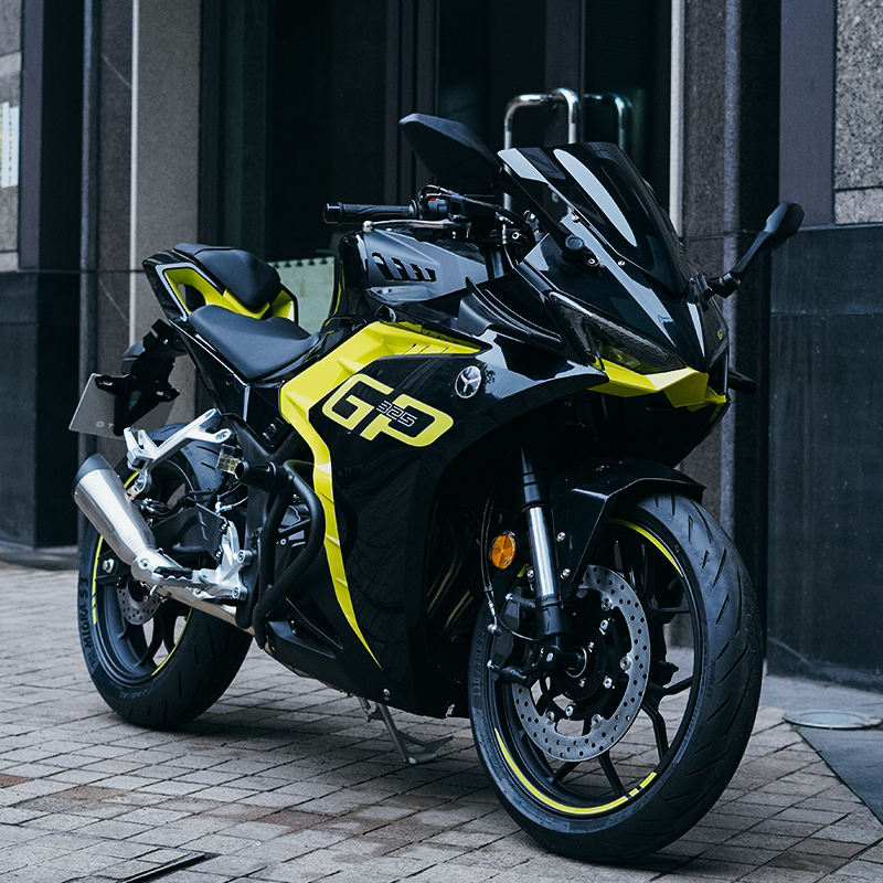 适用元图GP250 GP325护杠改装件保险杠摩托车保护杠碳钢加粗配件