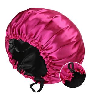 Solid Sleeping Cap Layer Hair Sleep Satin Night Double Hat