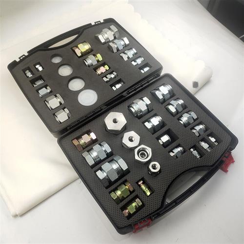 挖掘机配件维修工具液压测试表压力检测仪挖机测压压力表测量组合