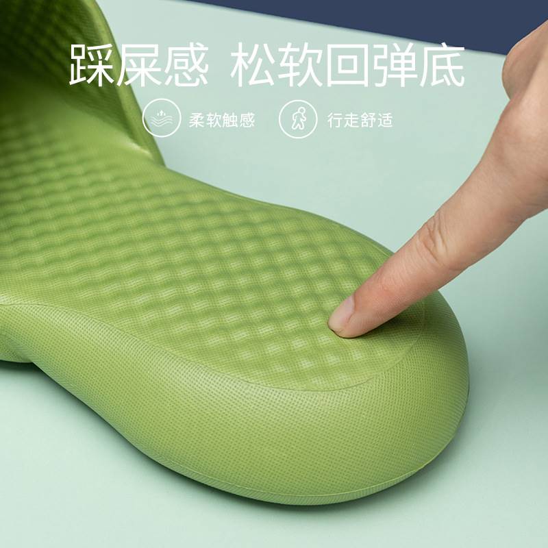 2021新款现货踩屎感拖鞋女厚底夏家居浴室洗澡软底EVA凉拖鞋