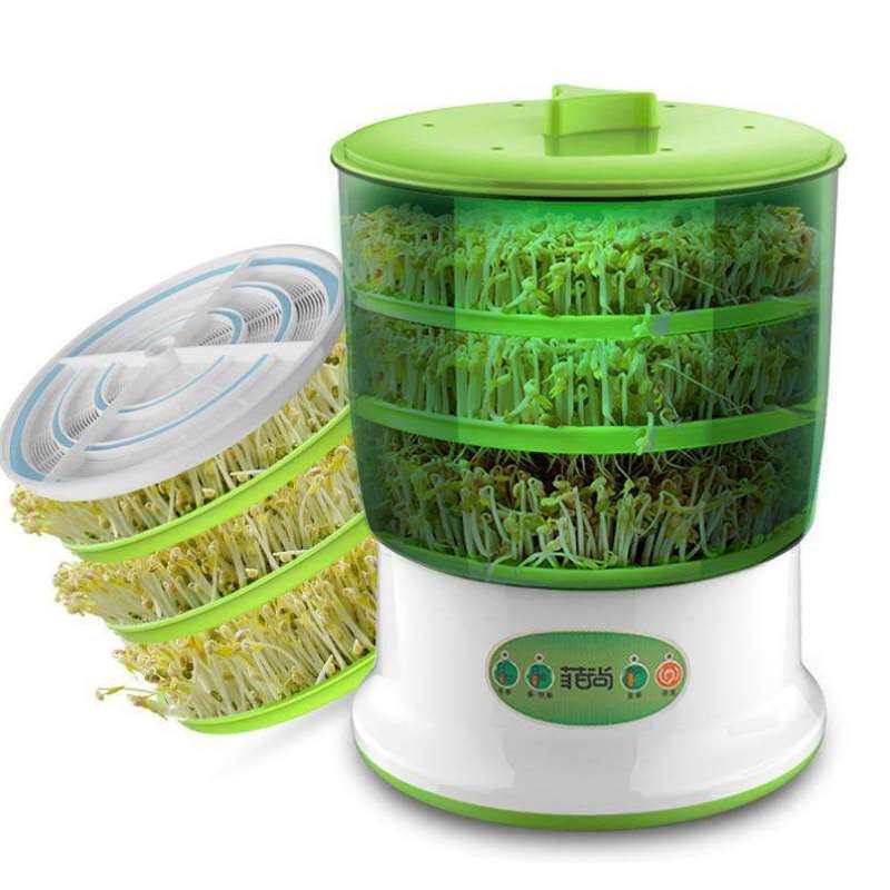 极速容威菲尚豆芽机家用全自动大容量发豆牙菜桶生绿豆芽罐育苗盆