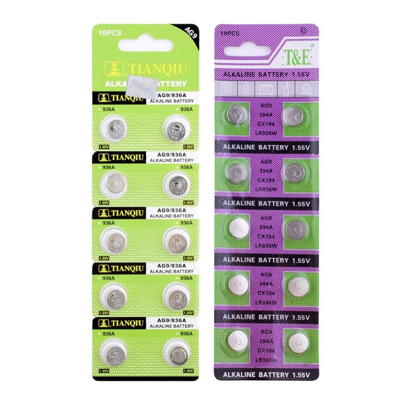 YCDC 20pcs/lot 1.55V AG7 SR927SW V395 Alkaline Batteries G7