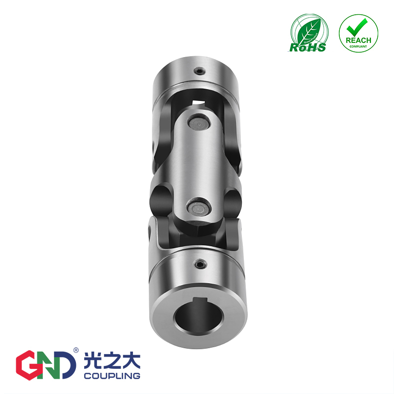 新品HZ06单节万m向节联轴器键槽顶丝型十字轴滑块大扭矩万向接头