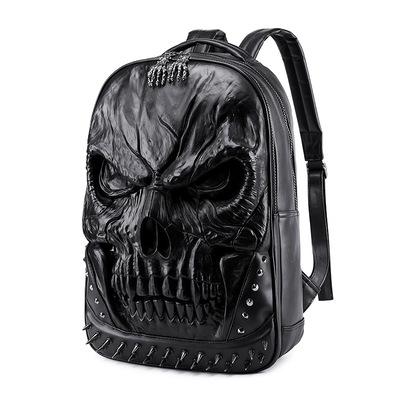 好货Mens Backpack Men Women Thick Leather Backpacks For Tee