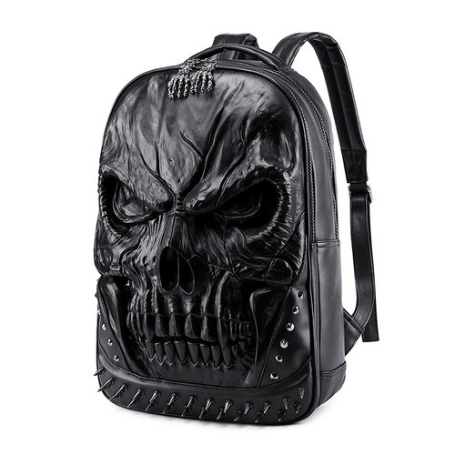 好货Mens Backpack Men Women Thick Leather Backpacks For Tee