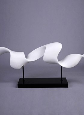 极速别墅家居饰品样板房间酒店摆设现代简约玻璃钢抽象艺术品雕塑