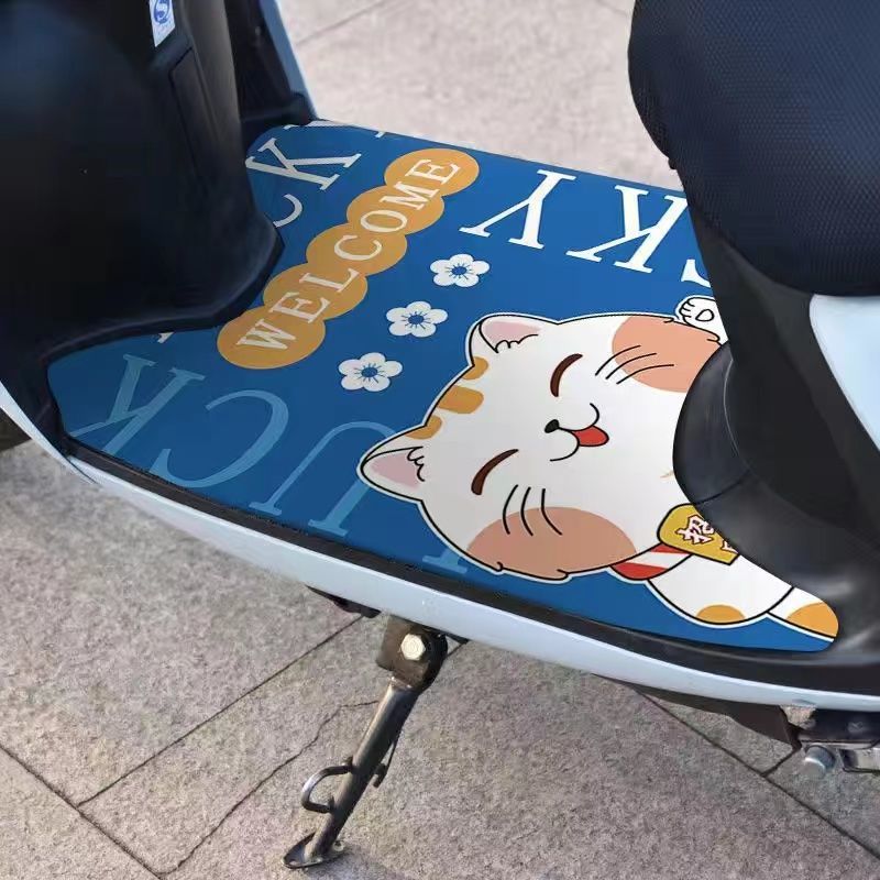 电车装饰小配件电动车脚垫脚踏板摩托车脚垫子爱玛雅迪小龟王通用