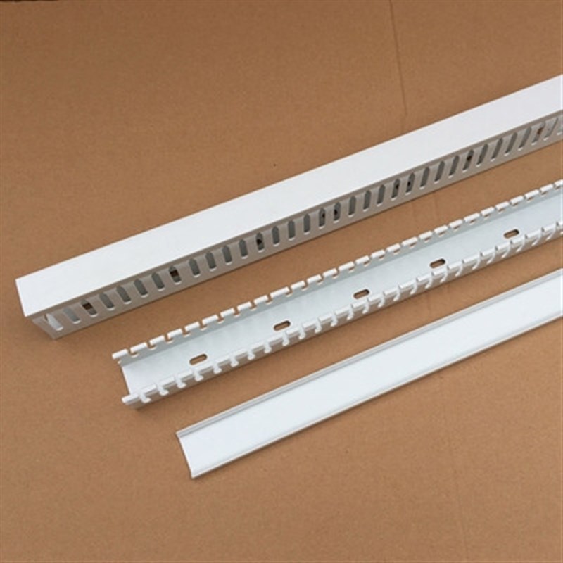 /美工/行配卡线槽65*45mmPVC阻燃配电箱设备柜监控100米。