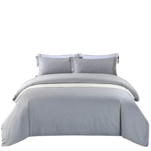 酒店布草60支纯色全棉贡缎酒店四件套酒店床上用品民宿床上四件套