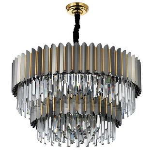 海外出口水晶吊灯意式 餐厅吊灯 简约客厅灯高级感大厅灯具轻奢风格