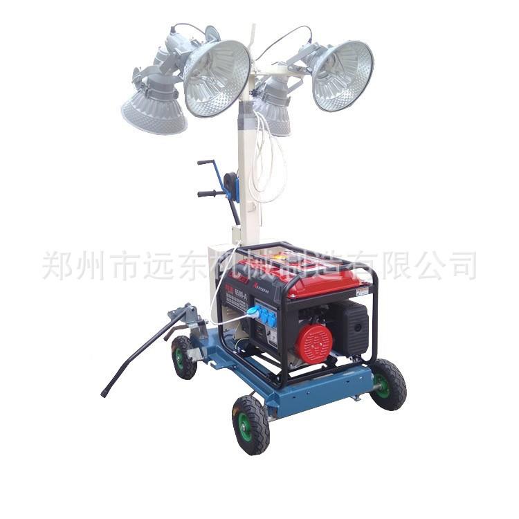 移动式照灯塔E防940汛应急抢险灯车程可升降式LD汽油移工动照明明