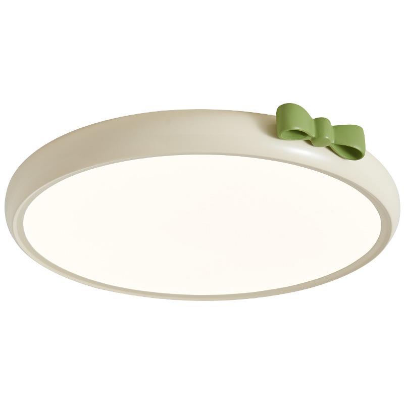 大园卧室吸灯法式奶油风公观儿童顶房吸顶主灯具书房间UEK护眼灯6