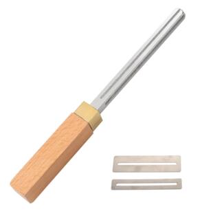 方形吉他品丝锉刀四面品冠边缘粗细打磨木柄四合一保护垫片工具