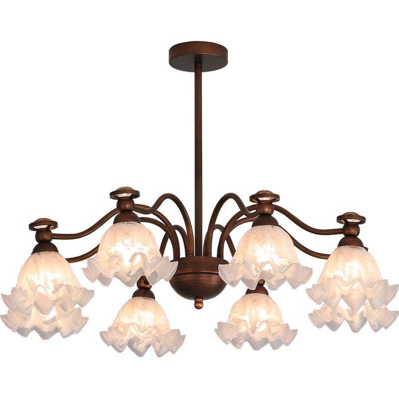 日式复古民宿法式田园吊灯客厅卧室灯布艺实木书房温馨中古房间灯,家装灯饰光源,智能吊灯,淘宝优惠券,粉丝福利购,淘宝优惠卷