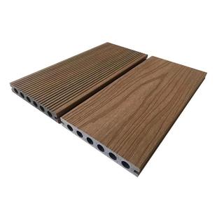 塑木地板二代户外木塑板材防水共挤露台木板条栈道室外塑木地板