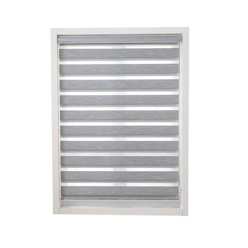 防水柔纱窗帘免打孔加厚遮光易安装纱帘不透光自粘式防晒精密窗帘