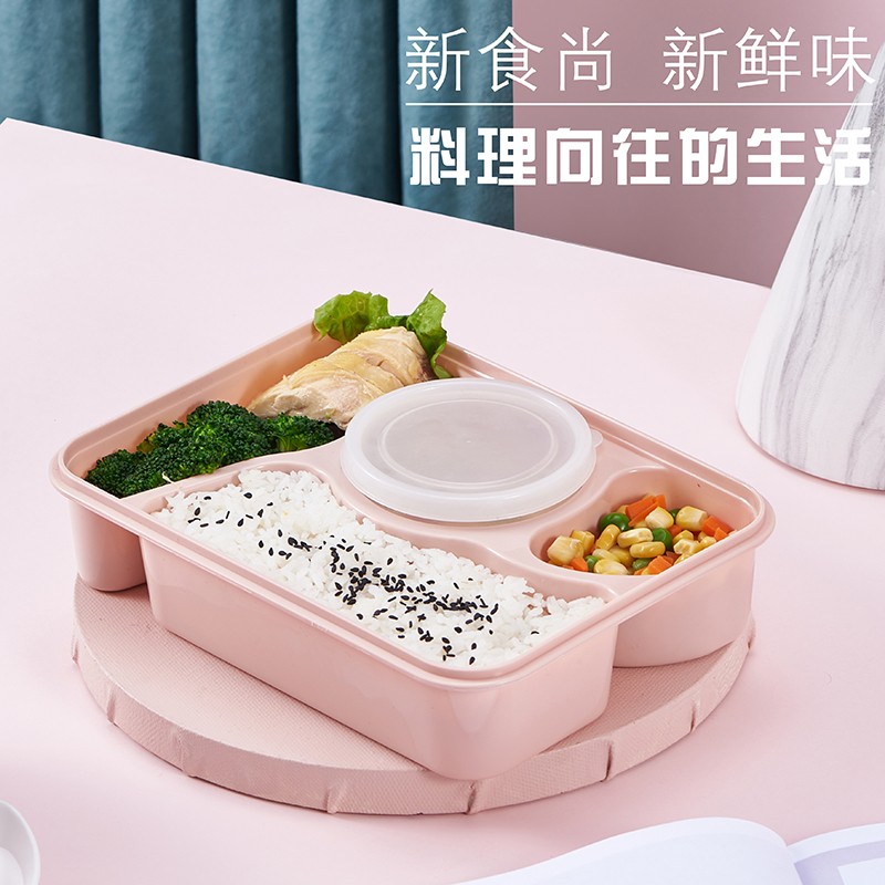 速发可微波炉加学便当上热族饭盒分隔小班生食堂打饭保温便当午餐
