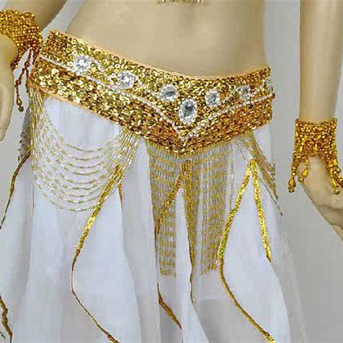 速发肚皮舞腰链腰#舞蹈演出服装舞蹈套装新款珠绣 80带腰封