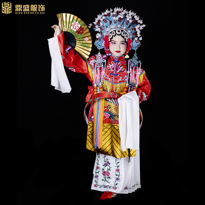 速发京剧戏服戏剧醉儿 戏童曲演出团凤蟒花旦贵妃少酒凤冠霞帔