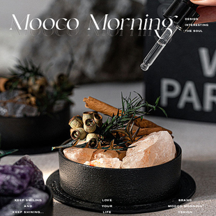 速发无火扩薰香油水晶精香石摆件小众高级家用室内晶石礼物盒