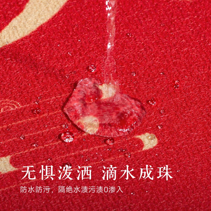 速发乔迁之喜入户门地垫玄关进门口家用防滑耐脏竖版换鞋脚垫地毯