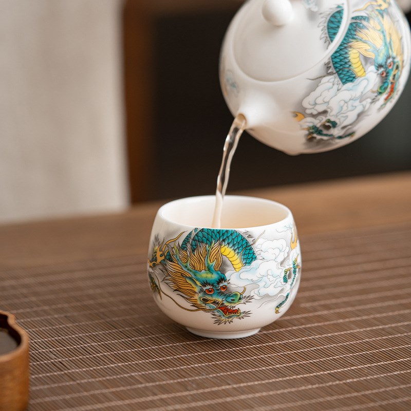 速发单主玉白瓷脂人杯个人专用茶杯茶具品茗杯高档陶瓷羊杯子茶碗