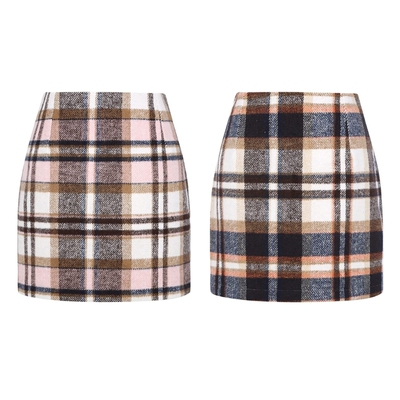 速发Autum Witer Pld Wo  Skirt  Wo Woe