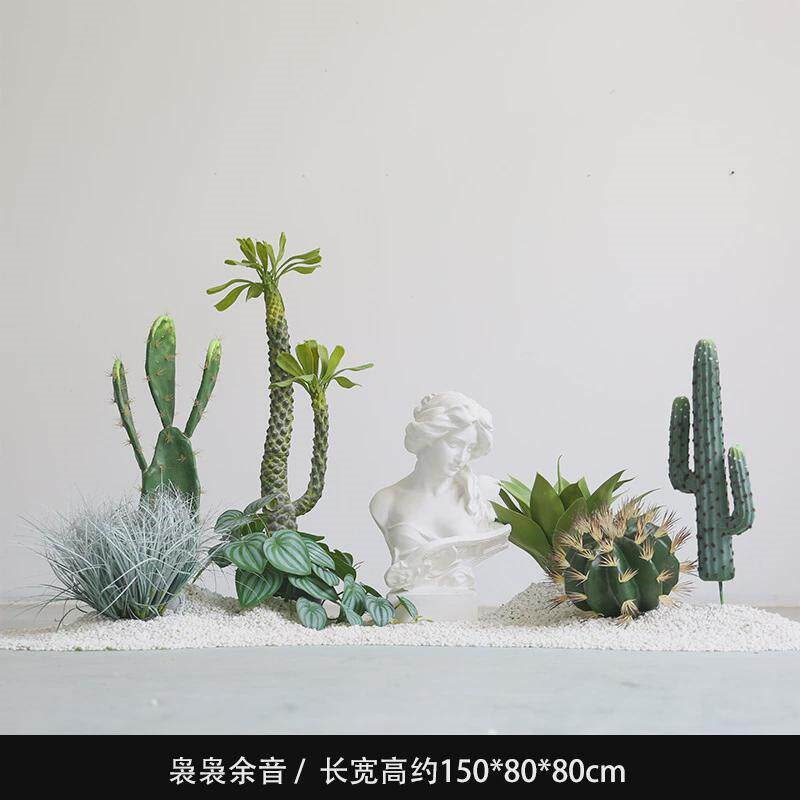 速发仿真仙人掌橱窗造景植物大假型号仙人柱沙漠景观店铺装饰摆件