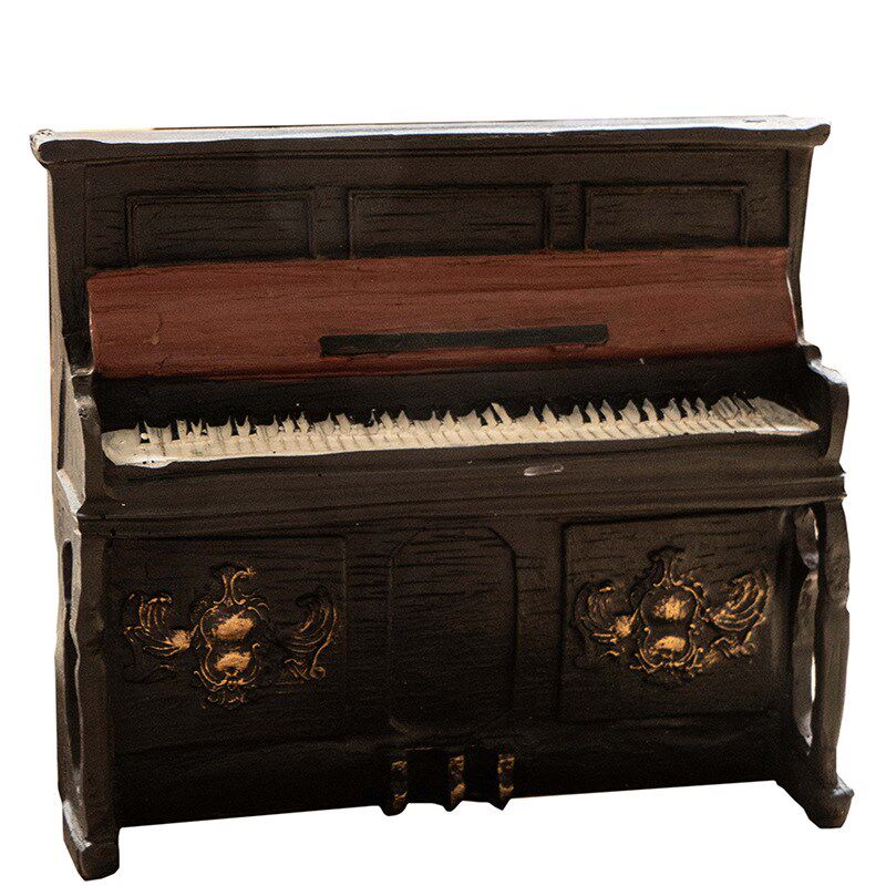 速发A批可杂货迷脂做旧做脏复古树你小钢琴拍摄道具家居