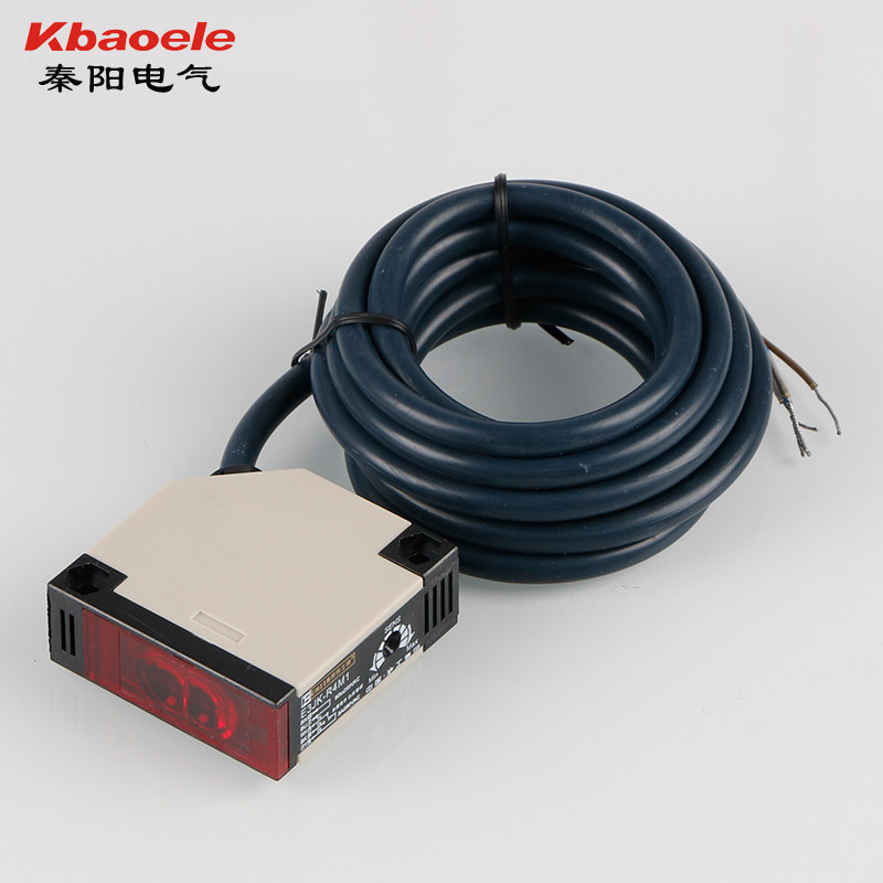 速发光电开关反馈反射型EJK-R4M1镜面反射常开带反射板220V12V24V