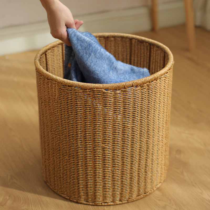 速发脏衣篮装衣篮脏衣服收纳筐家用衣篓洗放服衣框仿藤编织脏衣篓