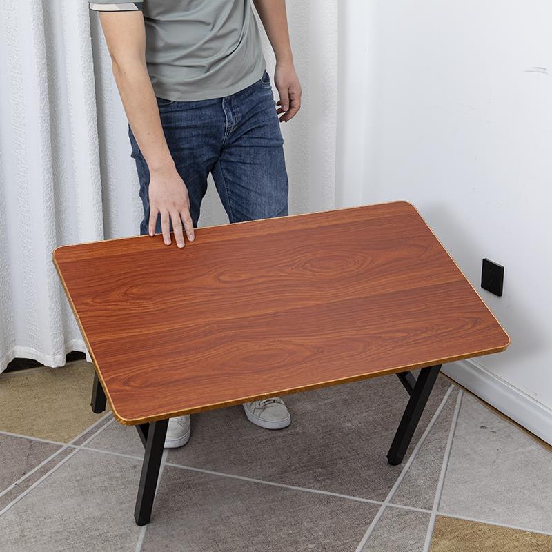 小桌子折叠简易折叠桌餐桌长方形吃饭桌家用出租房小型矮桌长方桌