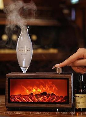 Charabanc壁炉香薰机生日礼物冷香仪实木高级氛围感香氛新婚礼物