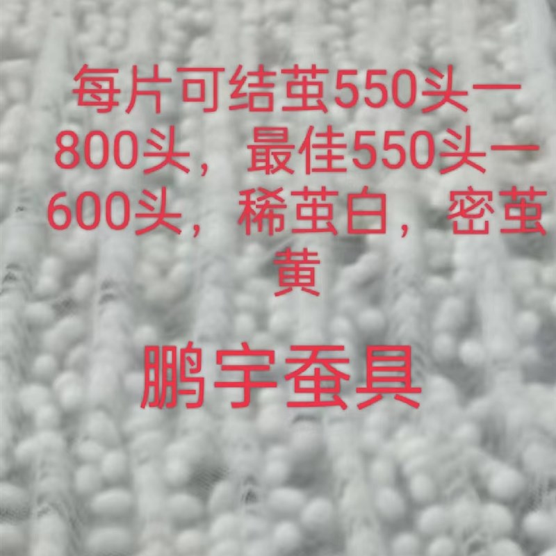 塑料簇10片养蚕用具结茧网波浪网