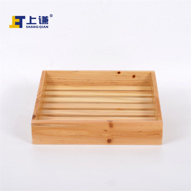 上谦杉木斜面展示架篮蛋糕房面 面包房西饼屋中岛柜内陈设小型陈