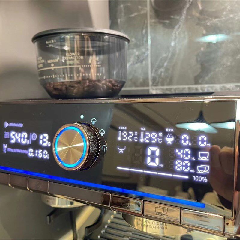 马克西姆鲶鱼意式浓缩咖啡机全半自动家用小型磨豆一体机学院智能