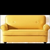 精选双人位儿童皮艺沙发宝宝座椅男孩女孩幼儿园读书角小孩沙发