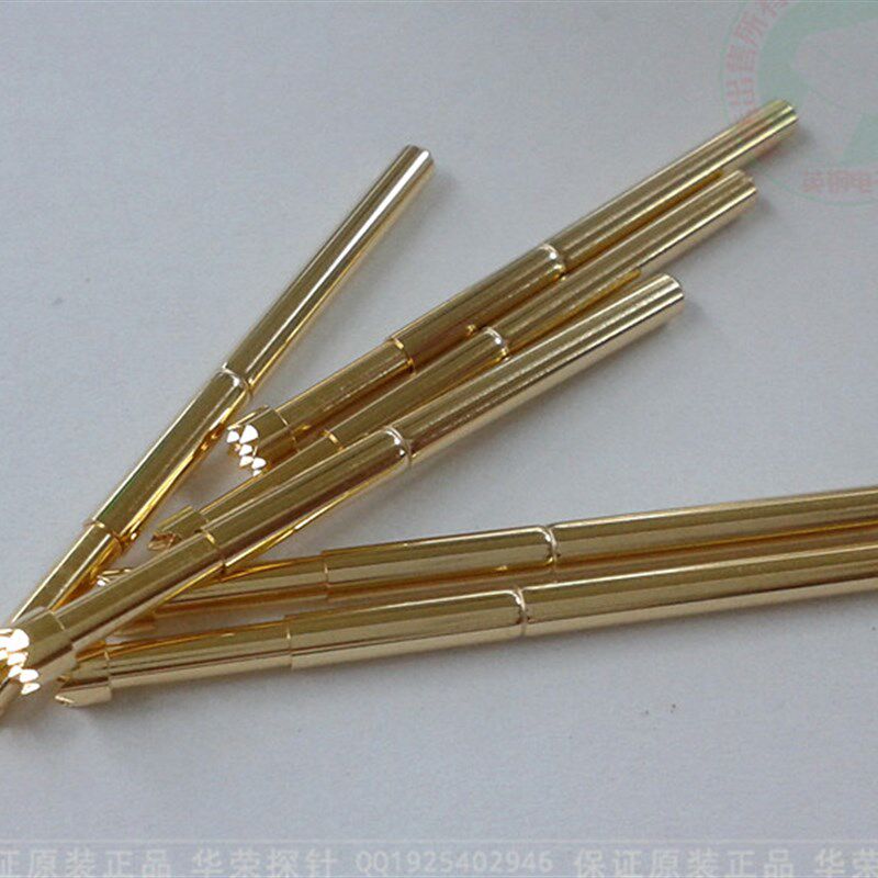 PA125-H探针 梅花九爪头测试针 2.5MM镀金爪头针 34MM长弹簧爪针