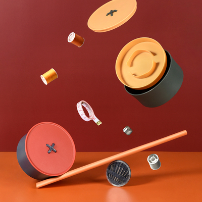 家用高档针线盒套装针线包阵线手缝针小型缝纫活工具便携韩国包邮