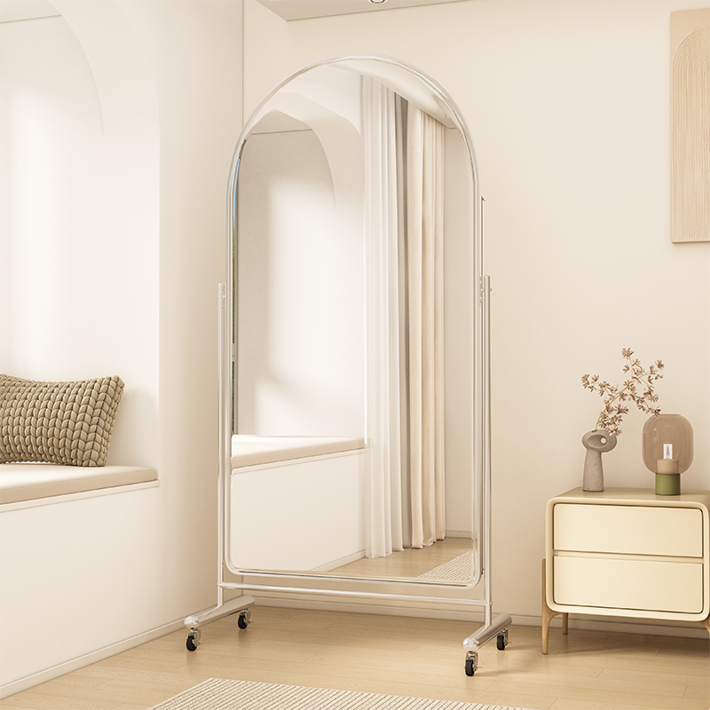 速发装饰镜服装衣镜移动试店镜家用全身落地可卧室美颜直播间