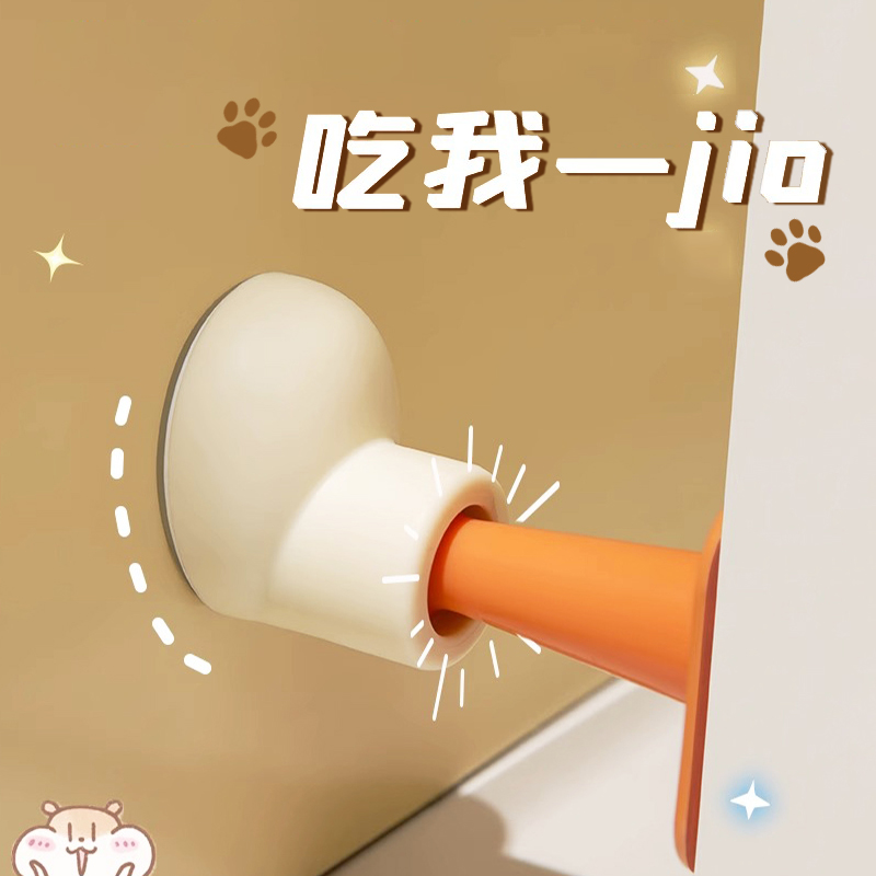 速发可爱门挡阻门器防门防风门吸挡门器安全门卡固定顶撞楔子门阻