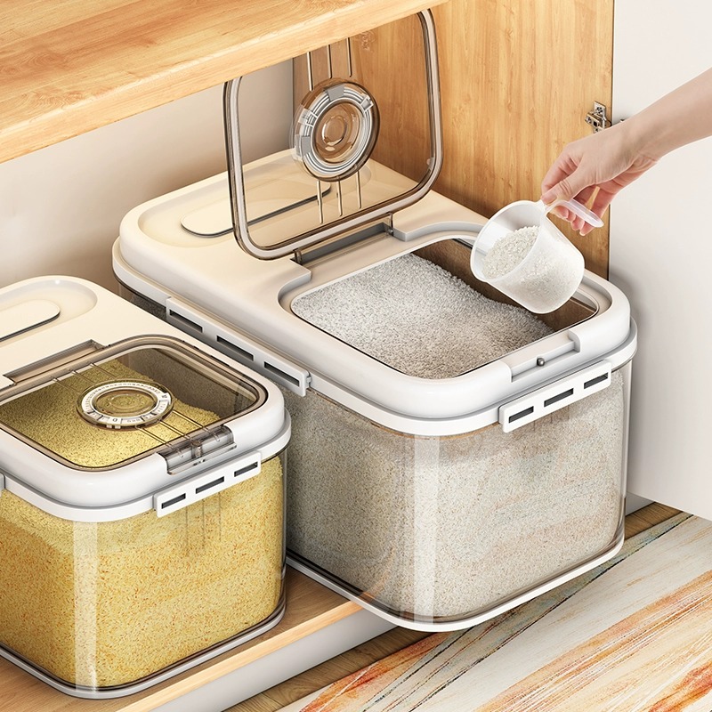 速发米桶家用防虫防潮储封五谷储粮收纳盒面粉密存罐级杂粮桶米缸