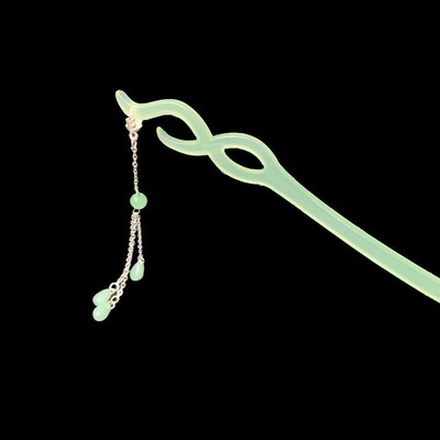 速发中国风挽发头饰古风流苏发簪简约盘发簪子闺蜜簪白蛇缘起发簪