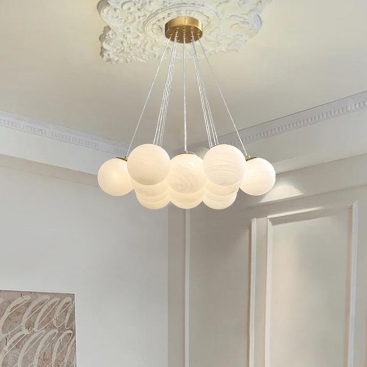 客厅主灯星球吊灯现代简约创意设计师灯别墅大厅2023年新款网红灯